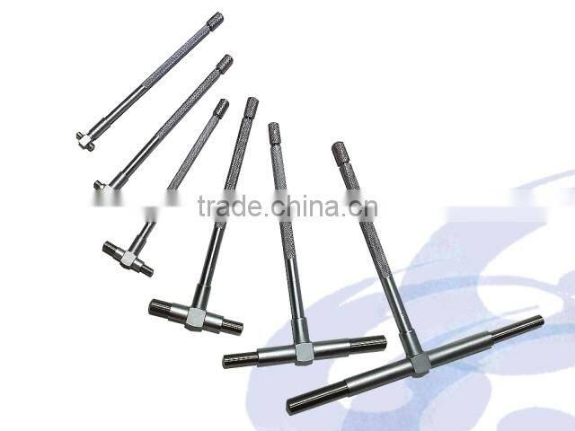 6PC T Bore Hole Measuring Telescoping Gage Gauge Tool Set