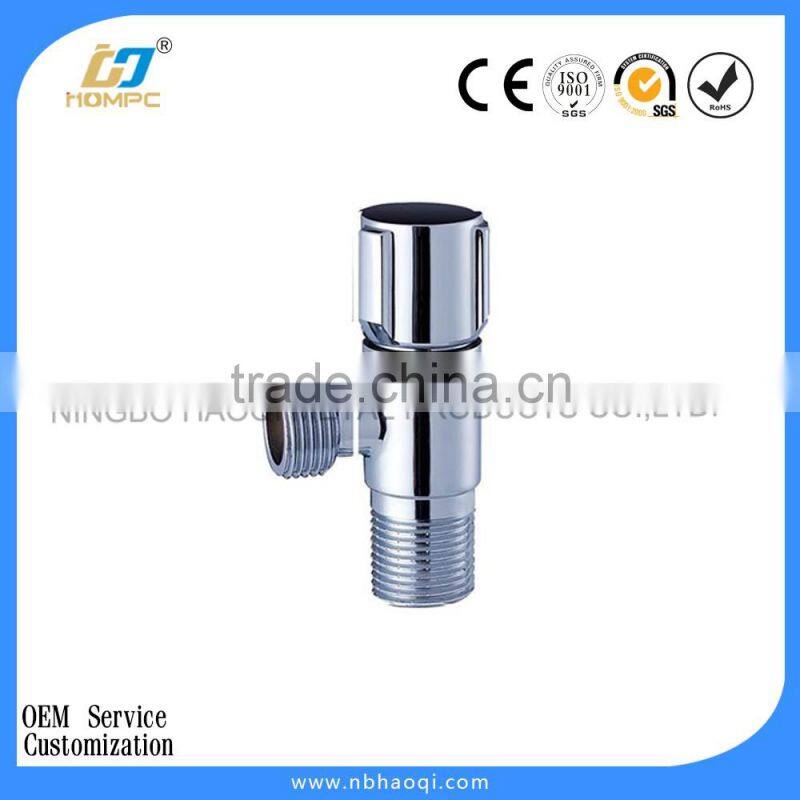 luxurious manual angle valves in chrome plated