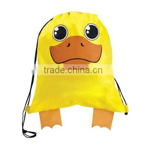 Cartoon Animal Shape Wholesale Customized Drawstring Bag,Cheap Drawstring Backpack