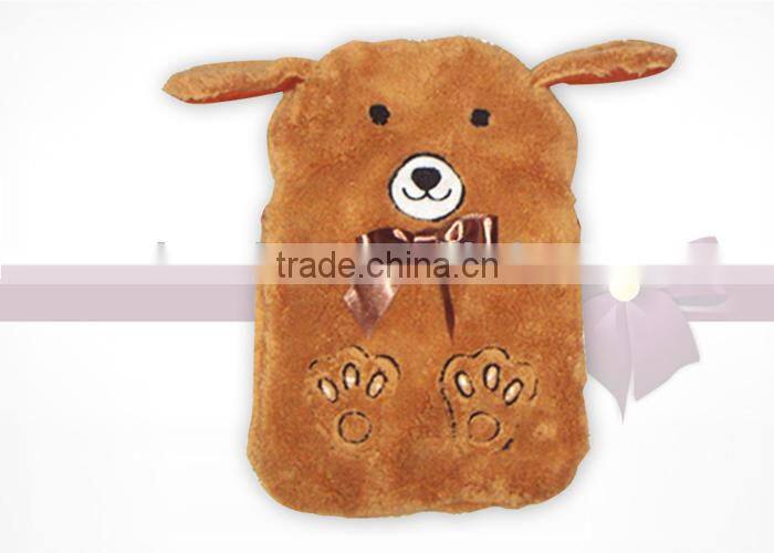 British Standard 1970:2012 Hot Water Bag with Animal Plush Cover
