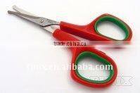 3.25" Sharp Blade Tip Plastic handle Manicure Nail Scissors