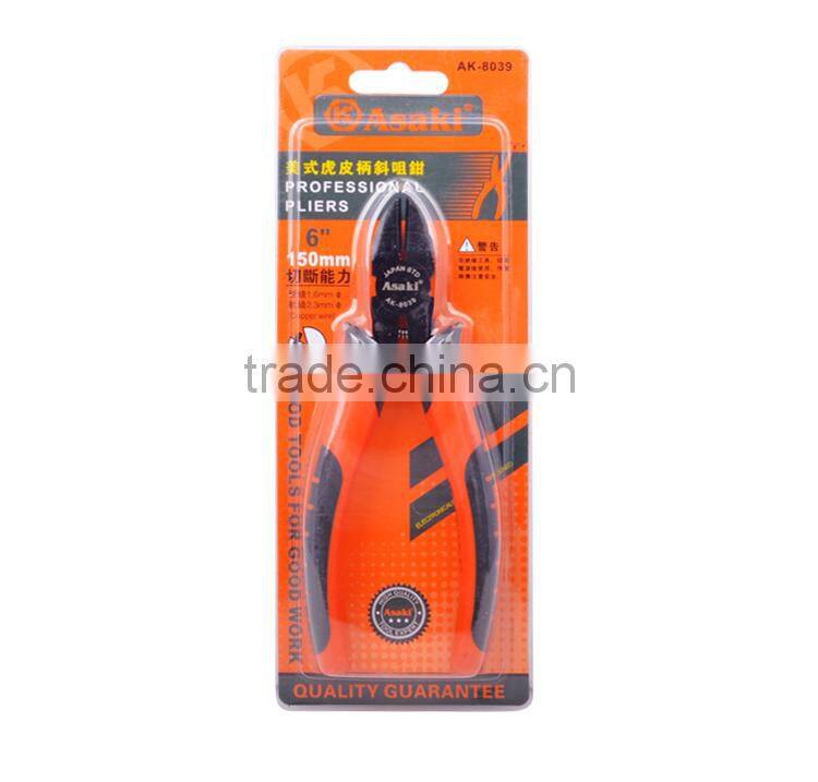 AK-8039 Combination pliers with double color handles for sale