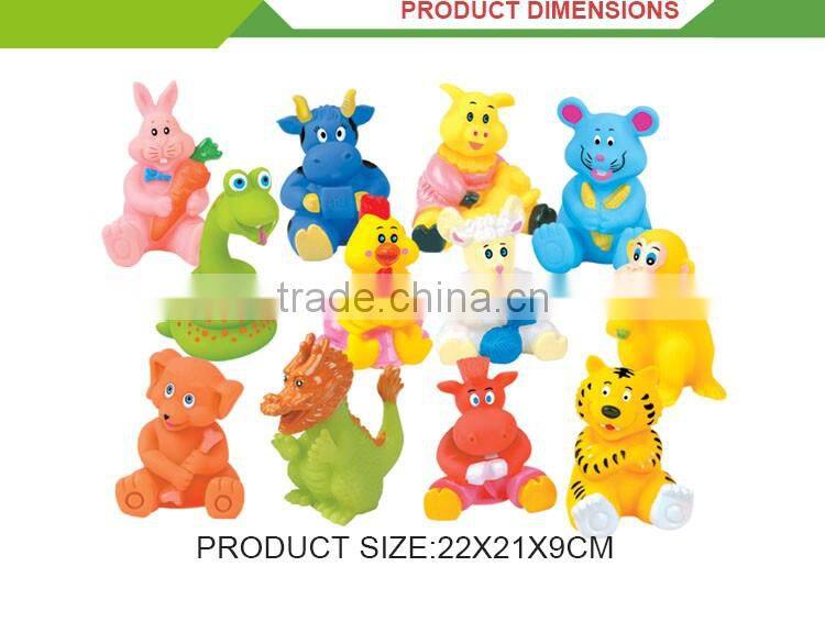 water game baby bath set small rubber animal toys