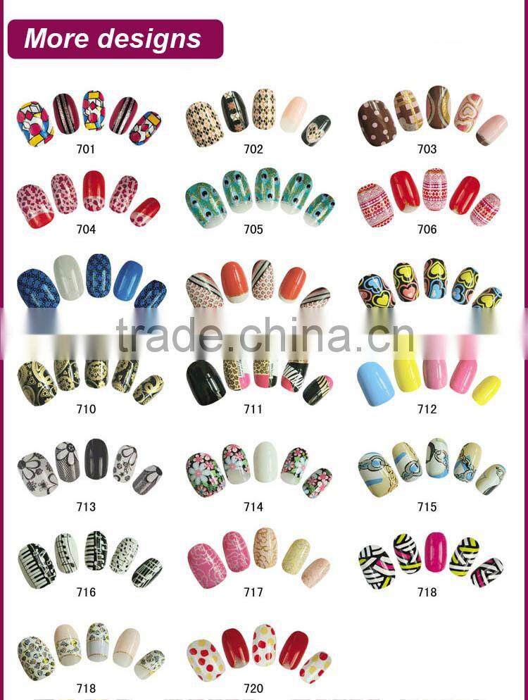 VIVI 12 pcs Retro Bohemia wind waterproof nail polish stickers