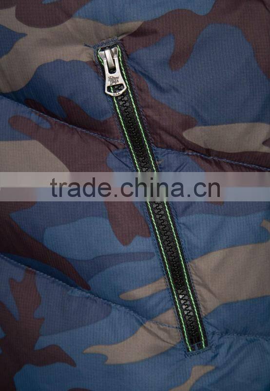 ALIKE 2014 new design men's camo cotton fill waistcaot /camo waistcoat