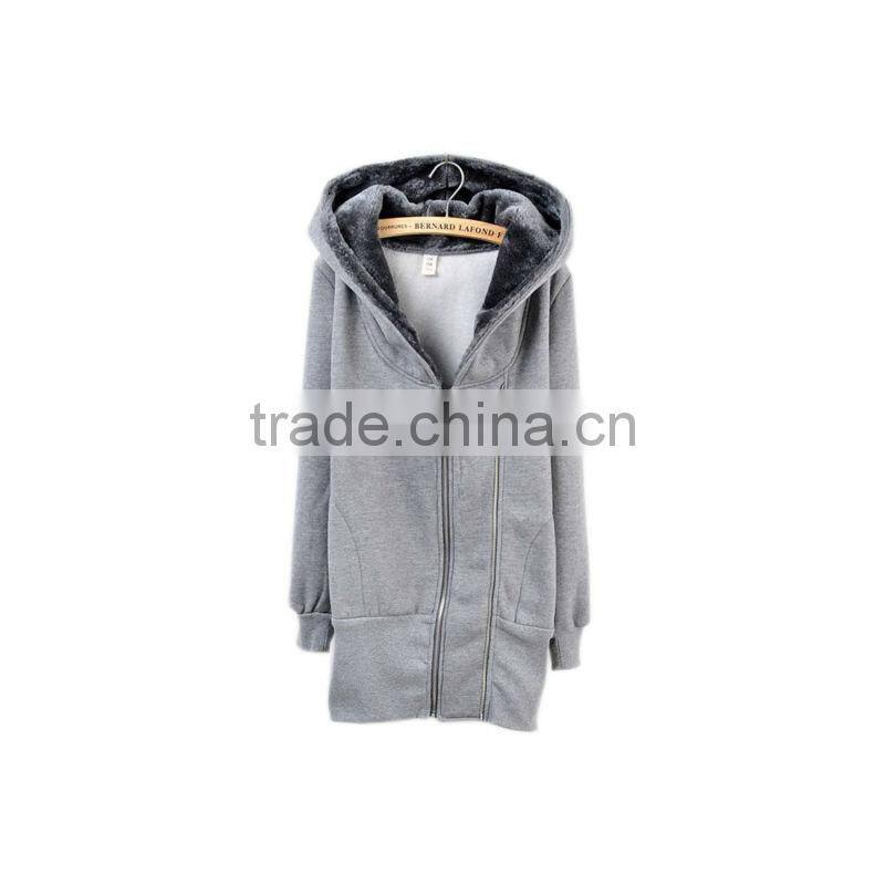 Women Slim Long Length Hoodies
