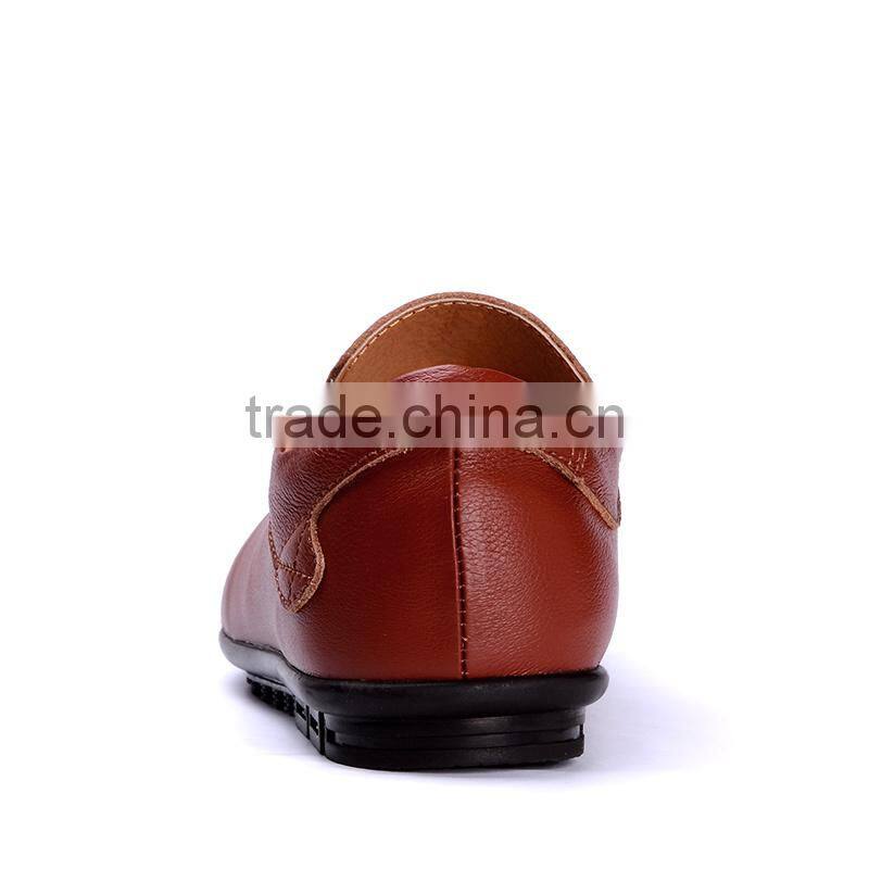 high quality top layer cow leather casual shoes fashion for male, men leather peas shoes casual have sample for adults
