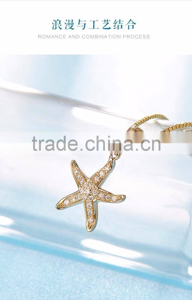 Specialize Meaningful Pendant Star Necklace 9K Gold Price