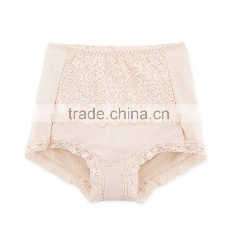 Cheapest Factory 95% Cotton 5% Spandex with Lace Custom Sexy Fancy Woman Underwear