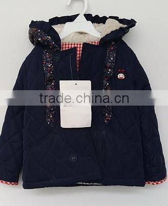 2016 boys navy blue coat for winter