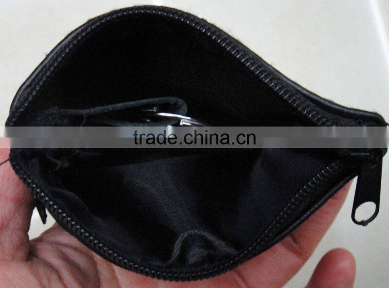 Fashion hot cheap sheep skin leather pouch