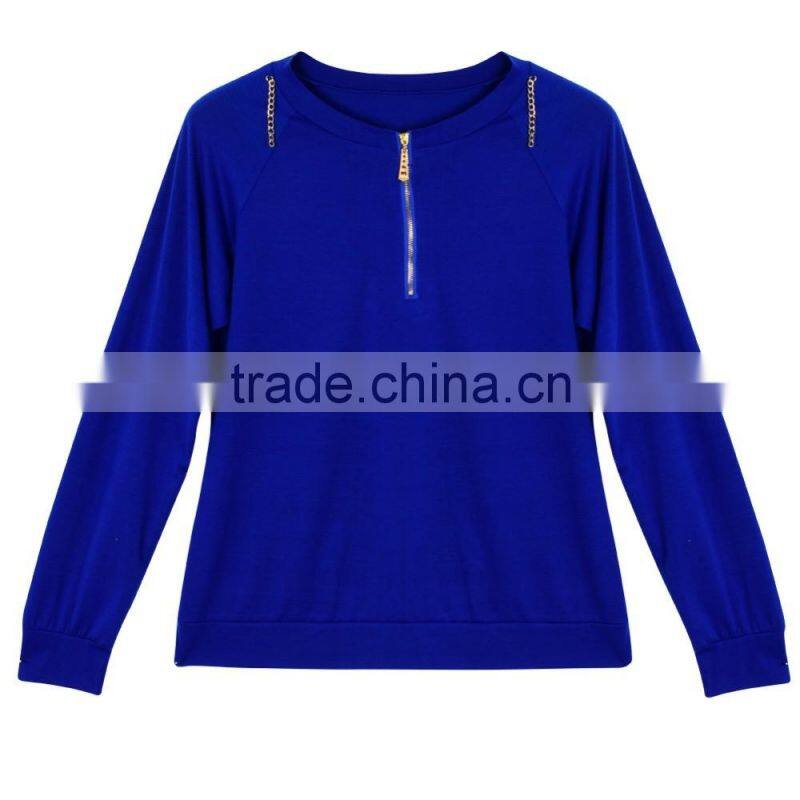 Casual Ladies V Neck Long Sleeve Hoodie Women Winter Jumper Pullover Tops
