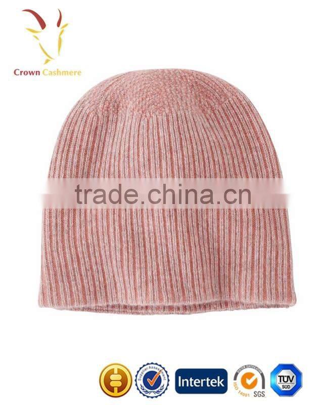 Lovely Plain Womens Cashmere Beanie Hat