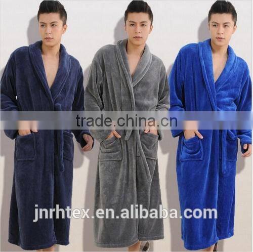 100% cotton quilted velour hooded bathrobe