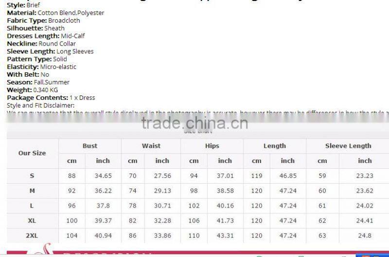 New arrive Autumn lady Elegant Dress Long Sleeve Full Zipper Tight pencil dress