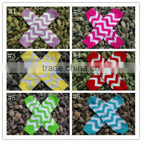 multi coloredchevron leg warmer