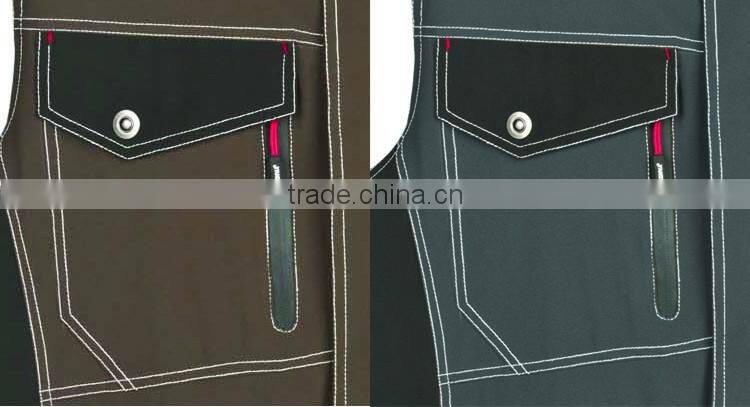 Mens winter padded bodywarmer designer waistcoat and safety vest