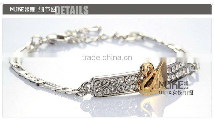 Swan Alloy bracelet with Crystal M3008