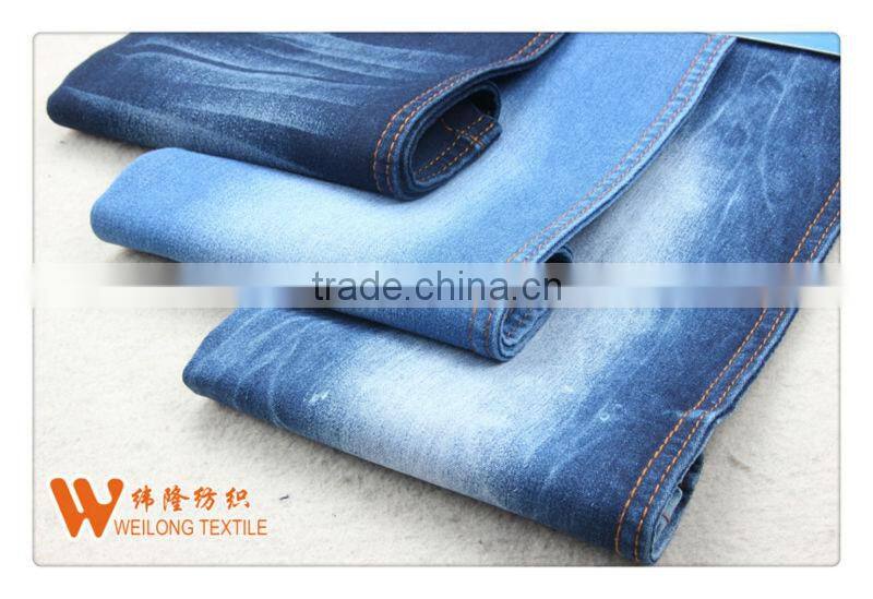 Latest Wholesale OEM Quality cotton stock denim jean fabric factory on sale