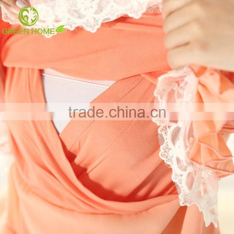 Best selling casual sleeveless fashion breastfeeding cloth100 pcs moq pregnancy clothes