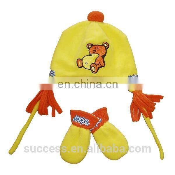 Fleece Hat&mittens for Kids