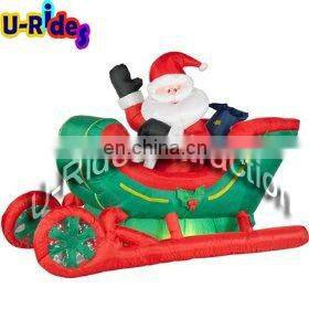 Snowman and Santa Claus Xmas inflatable chrismas model