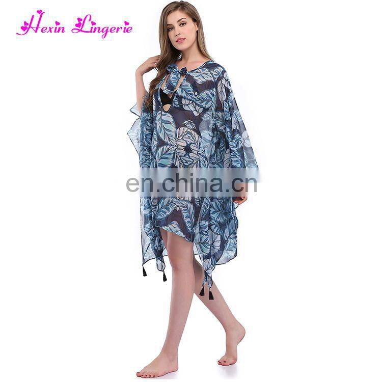 Wholesale Long Sex Off Shoulder Long Sleeve Women Beach Dress