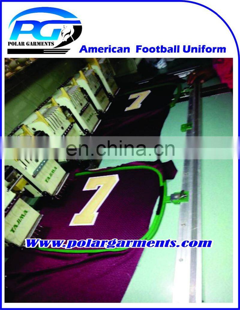 Custom design Sublimated American football Uniforms