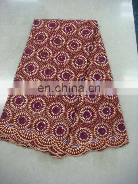 high quality swiss cotton voile lace(D173-10)