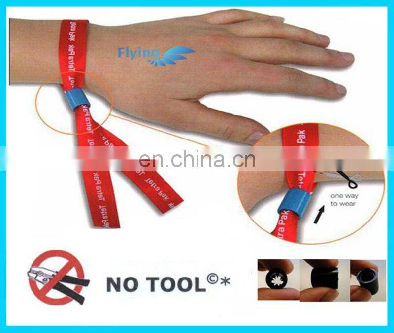 2017 Hot Sale One direction Plastic Bead Closure with Teeth inside for one time use