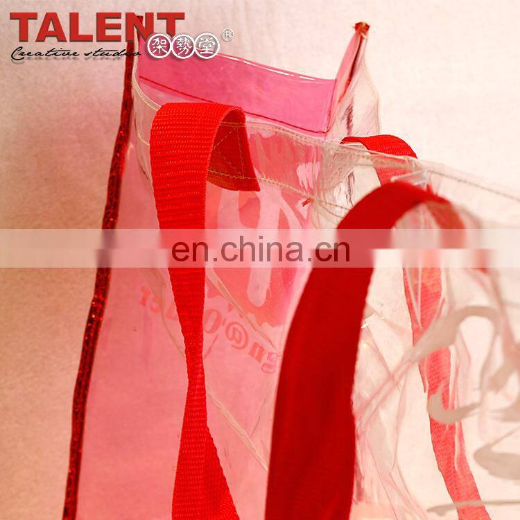 Custom Size private logo pvc zipper bag with good after sale service