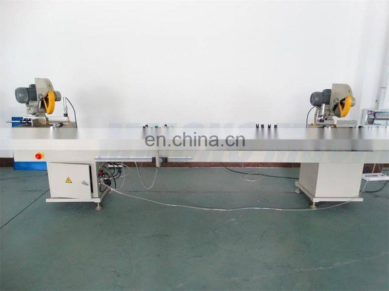 Shandong Mingmei pvc plastic window Double Head Cutting SAW