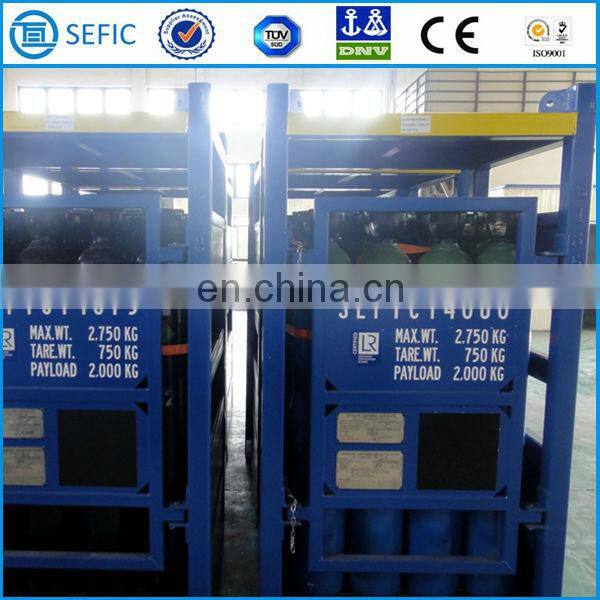 2015 Newest Low Price High Pressure Seamless Steel Oxygen, Nitrogen, Argon Gas Cylinder DNV Offshore Container