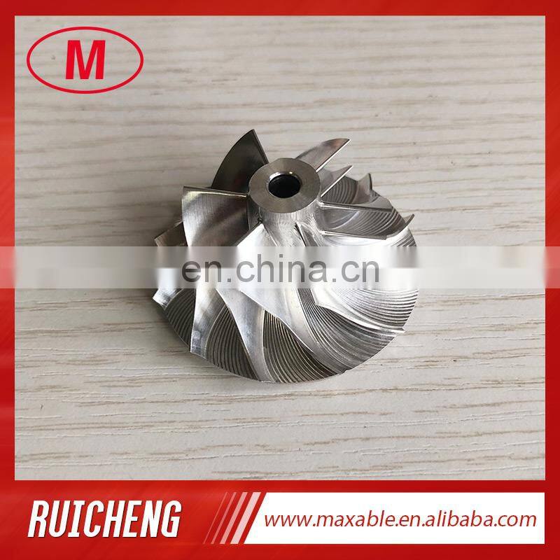 GT15-25 34.62/49.10mm 702489-0009/6/2 6+6 blades turbo/milling/aluminum 2618/billet compressor wheel for 717858/724930/750718