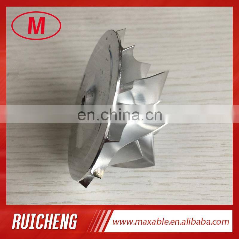 CT26 43.20/58.00mm 6+6 blades high performance Turbo milling/aluminum 2618/billet compressor wheel