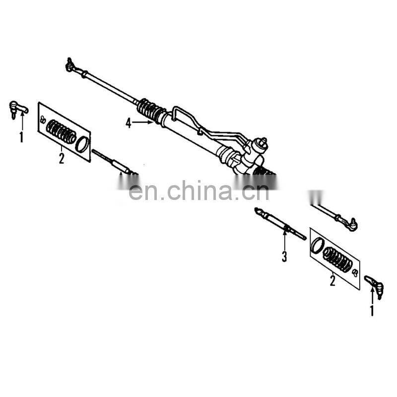 Ultimate power steering rack and pinion steering OEM:53601-SWA-Q01