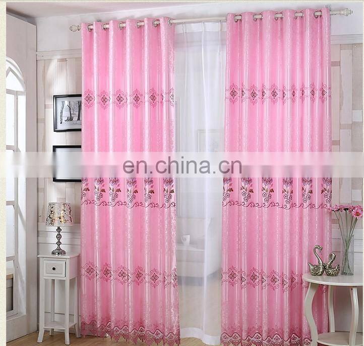 embroidered of home curtain and camouflage fabric blackout curtain