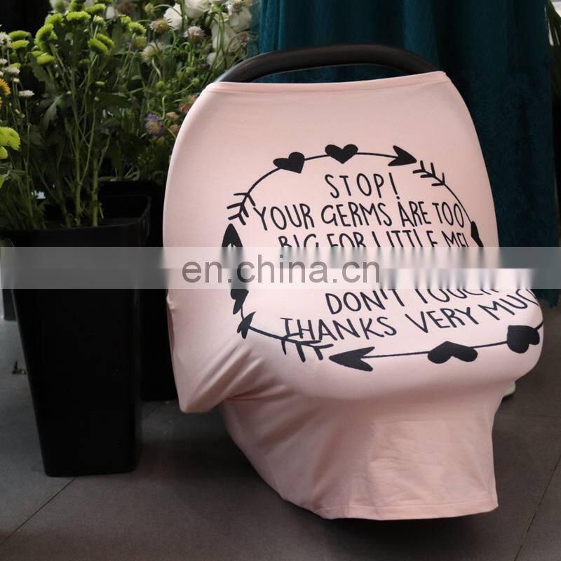 Baby Stretchy Nursing Breastfeeding Cover Multi Use Car Seat Canopy Stroller Infant Car Seat Breastfeeding Cover Baby Carseat