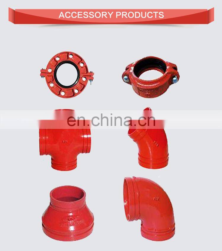 Factory direct sales Red Painted Groove pipe sprinkler