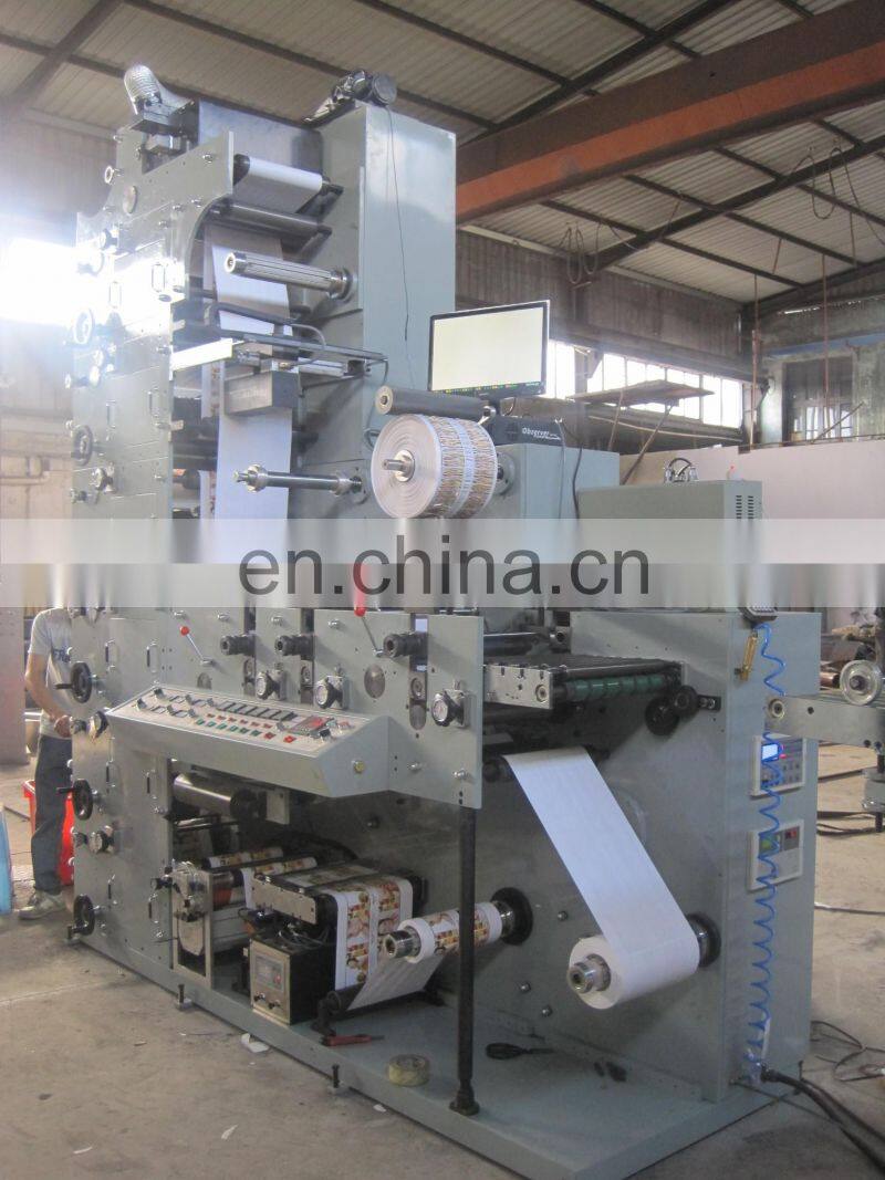 High Speed Foil PVC UV Stack BOPP PE Label Paper CUP Plastic Film Bag 2 6 8 4 Colour Flexographic Flexo Printing Machine Price