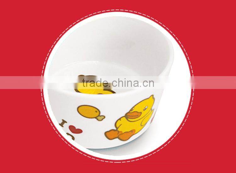 B.Duck factory ceramix bowl set microwave oven bowl set