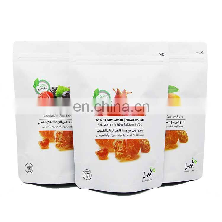 High Level Custom Printed Snack Aluminum Foil Dry Fruit Food Packaging Bag with Zipper