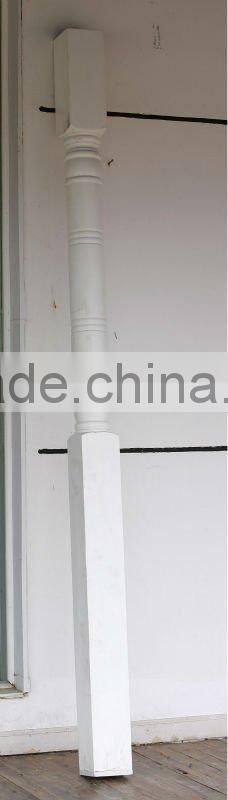 wood porch post