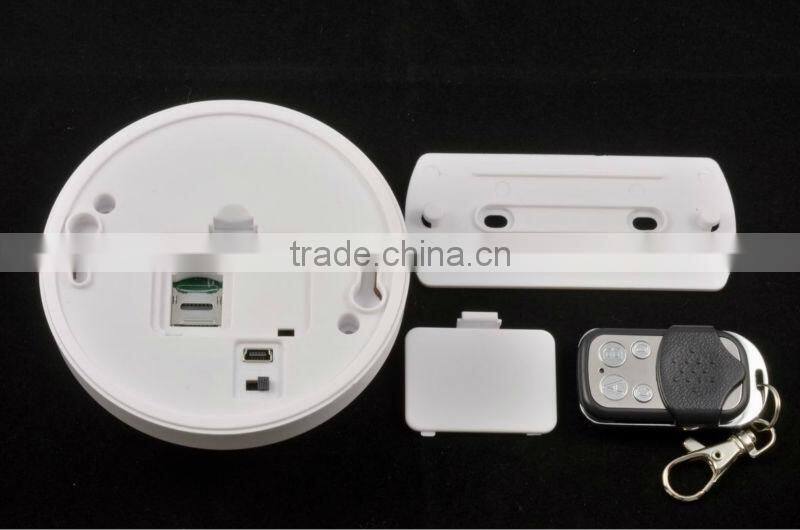 New Arrival full hd 1080p Smoke Camera F17 with 30m remoting controller and 8m super night vision