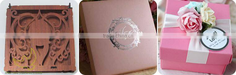 Rustic Kraft Lace Wedding Invitation