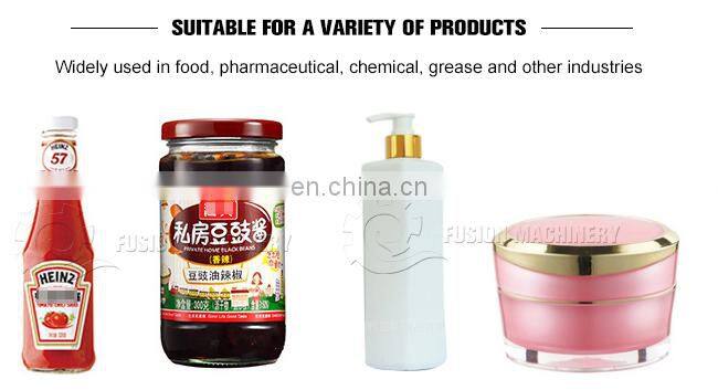 Semi-Automatic High Viscosity Peanut Butter Lotion Cream Jam Bottle Piston Pump Honey Thick Liquid Paste Filling Machine