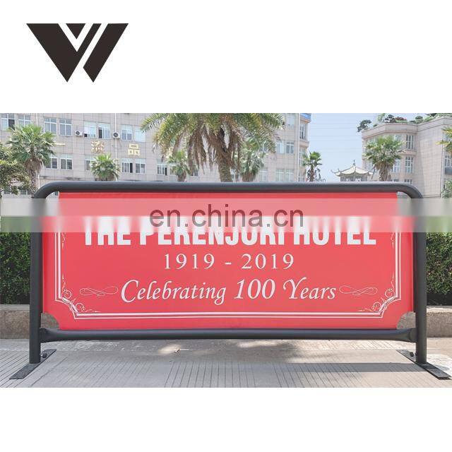 Portable Wind Breaker Advertising barrier crowd control stand