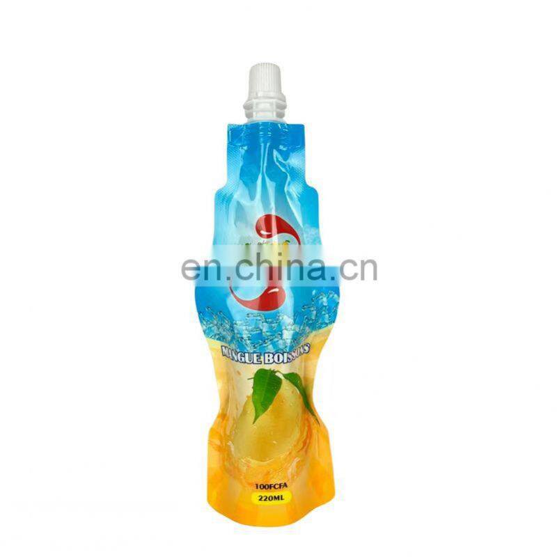 125ML 250ML 500ML suction nozzle doypack detergent drinking bag pouch
