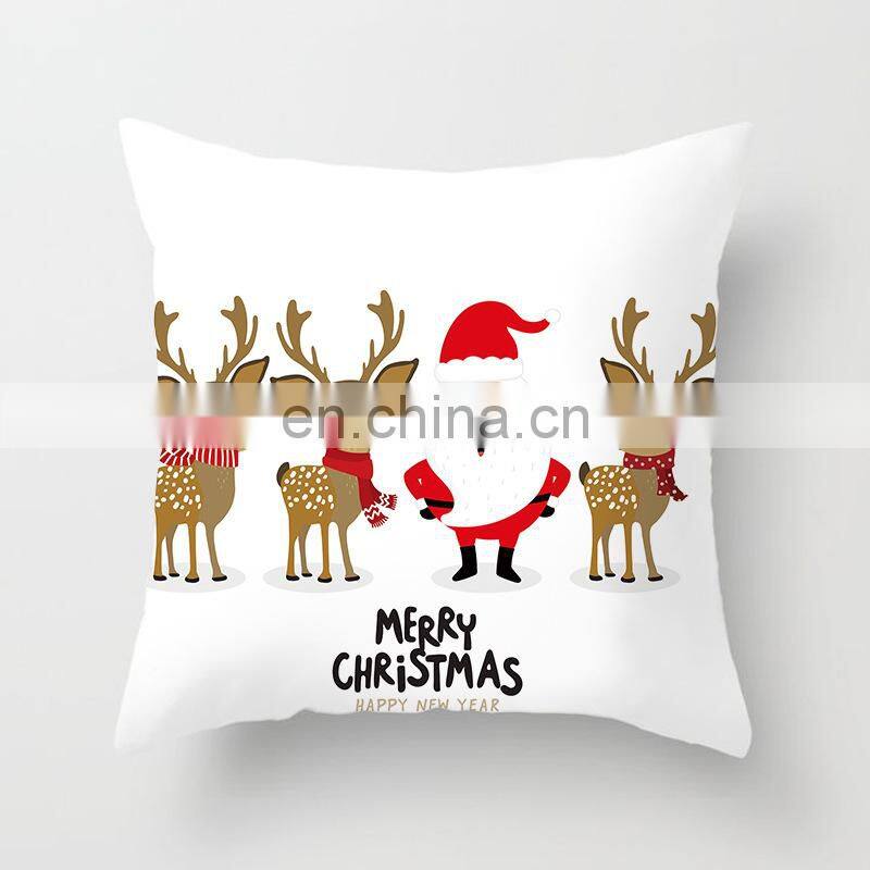45cm Christmas Cushion Cover PillowCase Christmas Decoration For Home 2022 Navidad Xmas Noel New Year Gift 2023