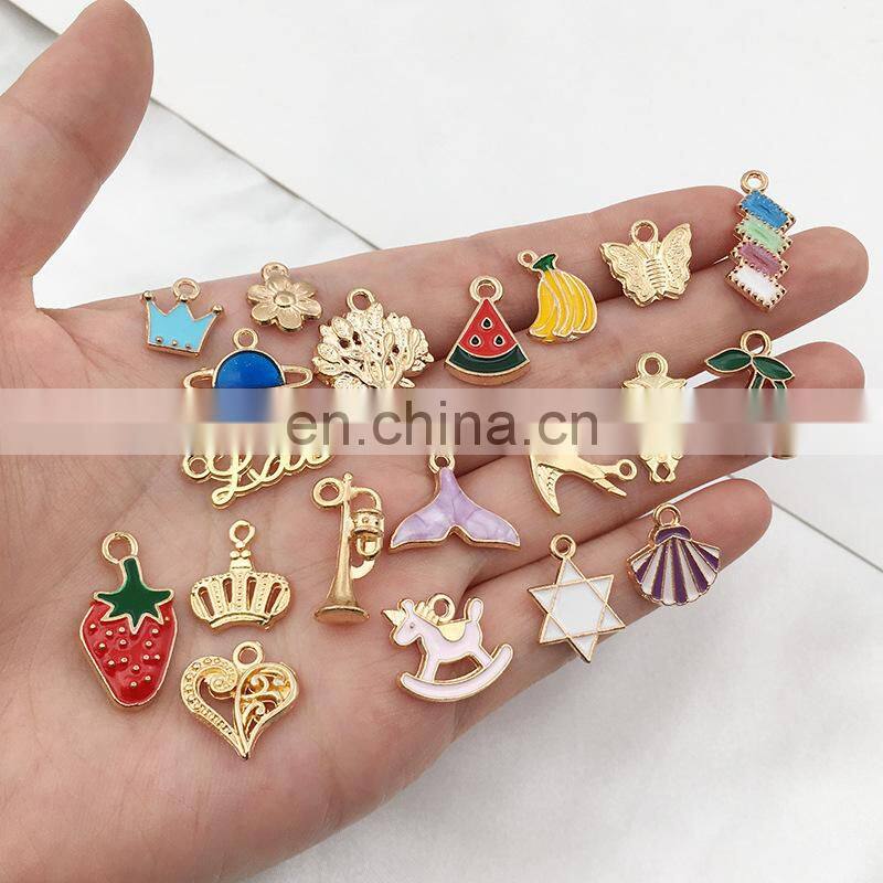 Vintage Mixed 50pcs Metal Charms Handmade DIY Bracelet Pendant Necklace Earrings Jewelry Making Jewelry accessories